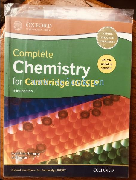 Complete Chemistry for Cambridge IGCSE Third edition （无光盘）  第1张